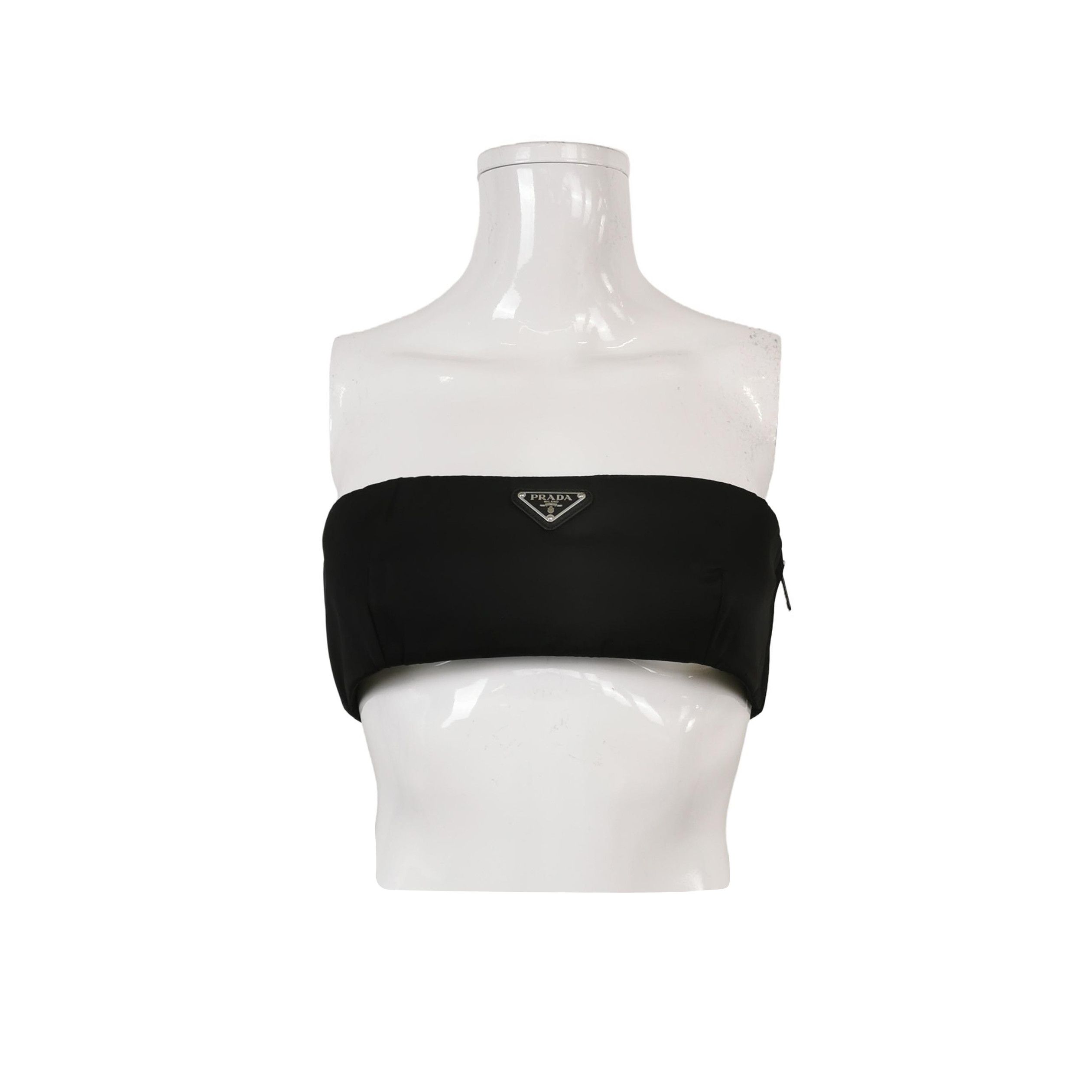 Prada Prada Triangle Logo Bandeau Top Size IT 40 Size S / US 4 / IT 40 - 1 Thumbnail