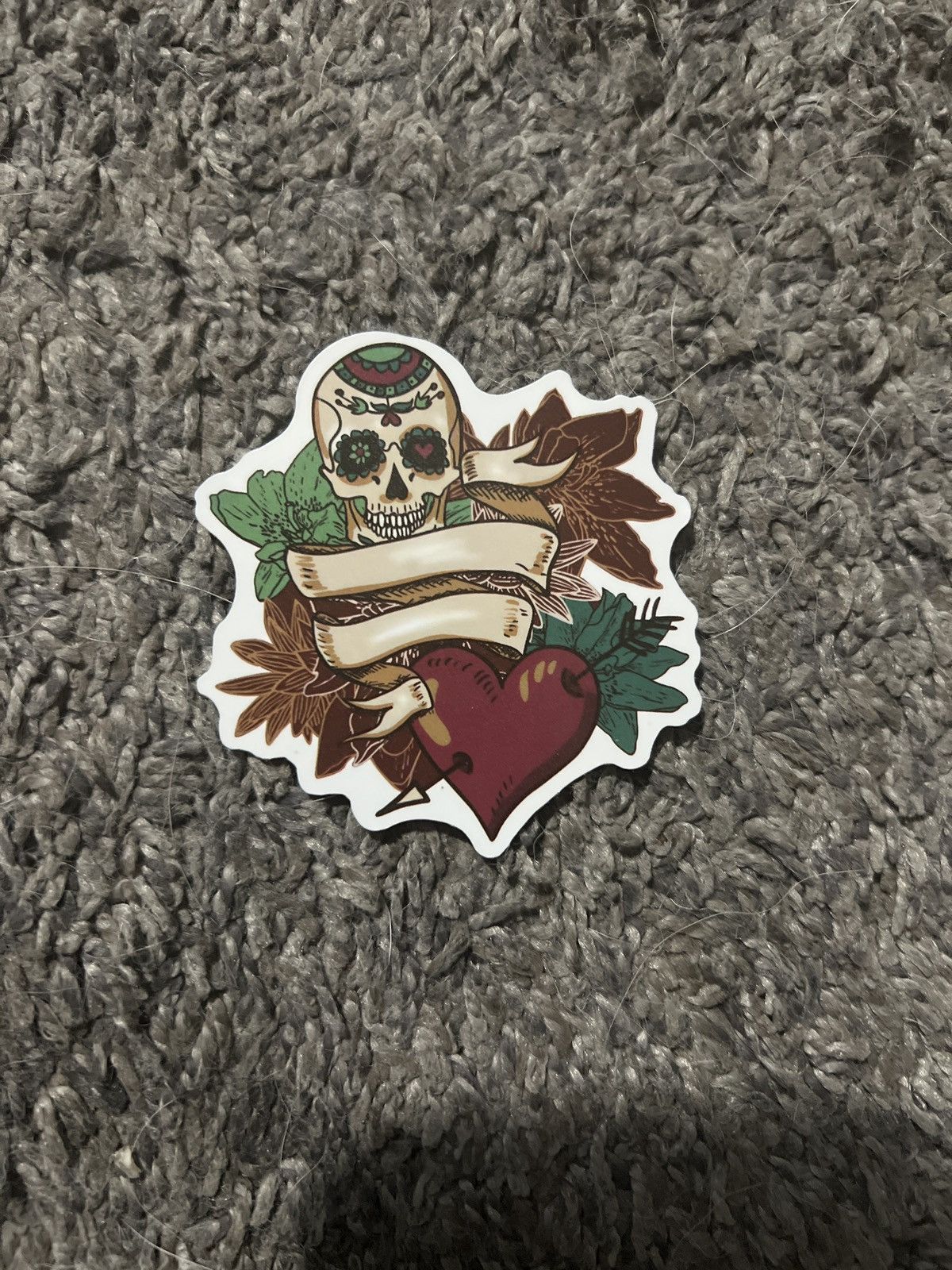 Hypebeast Day Of The Dead Sugar Skull Sticker Size ONE SIZE - 1 Thumbnail