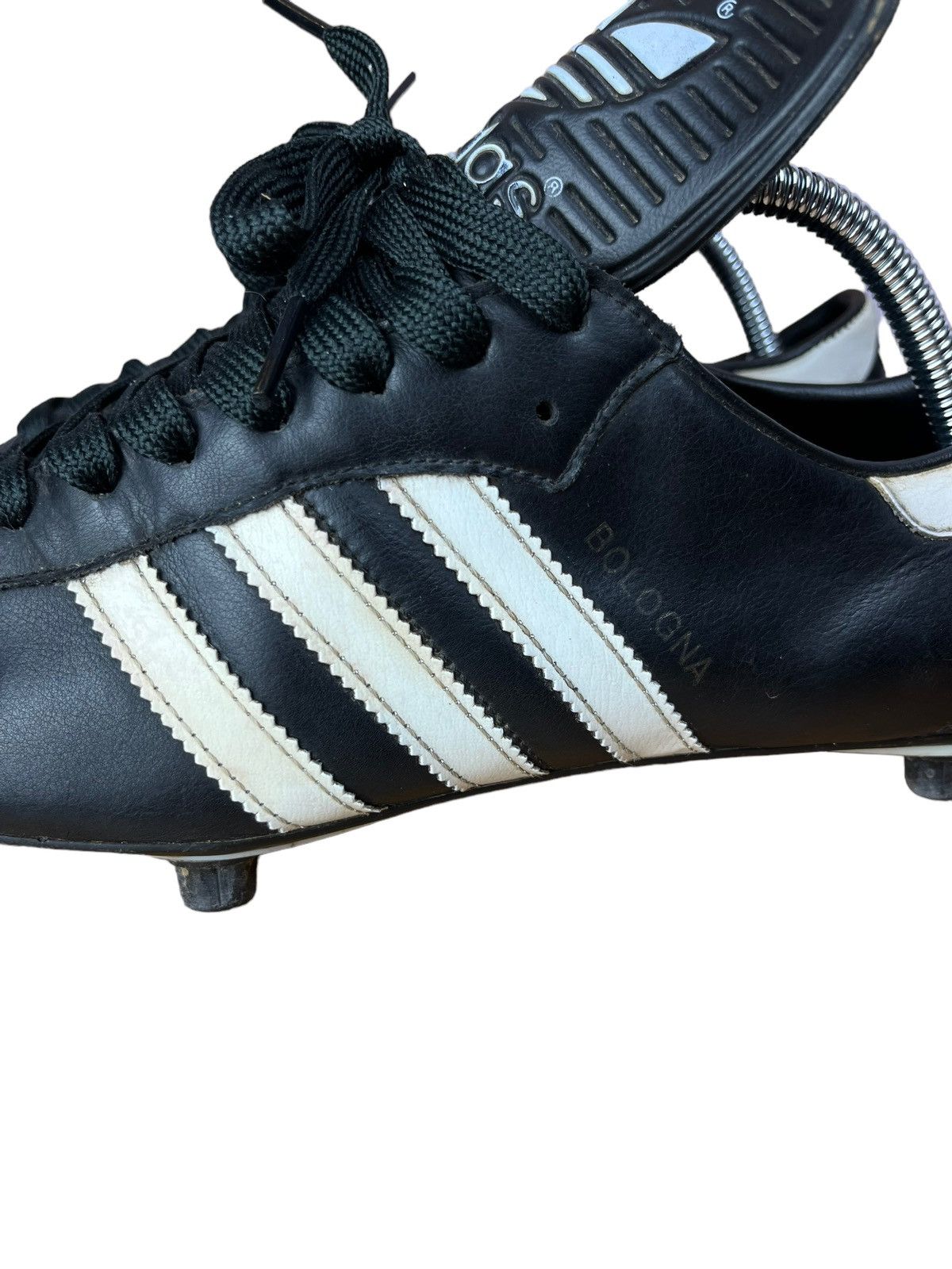 Adidas Vintage 80s Adidas Bologna Soccer Shoes Leather West Germany Size US 8.5 / EU 41-42 - 2 Thumbnail