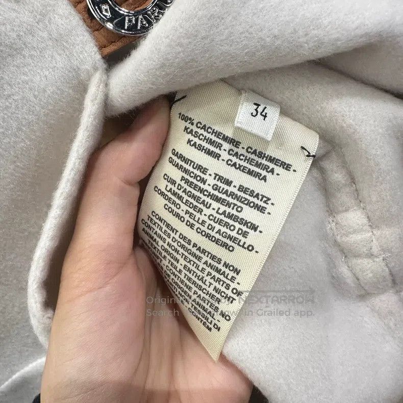 Hermes Hermes Double Face Cashmere Short Coat Size XXS / US 00 / IT 34 - 4 Thumbnail