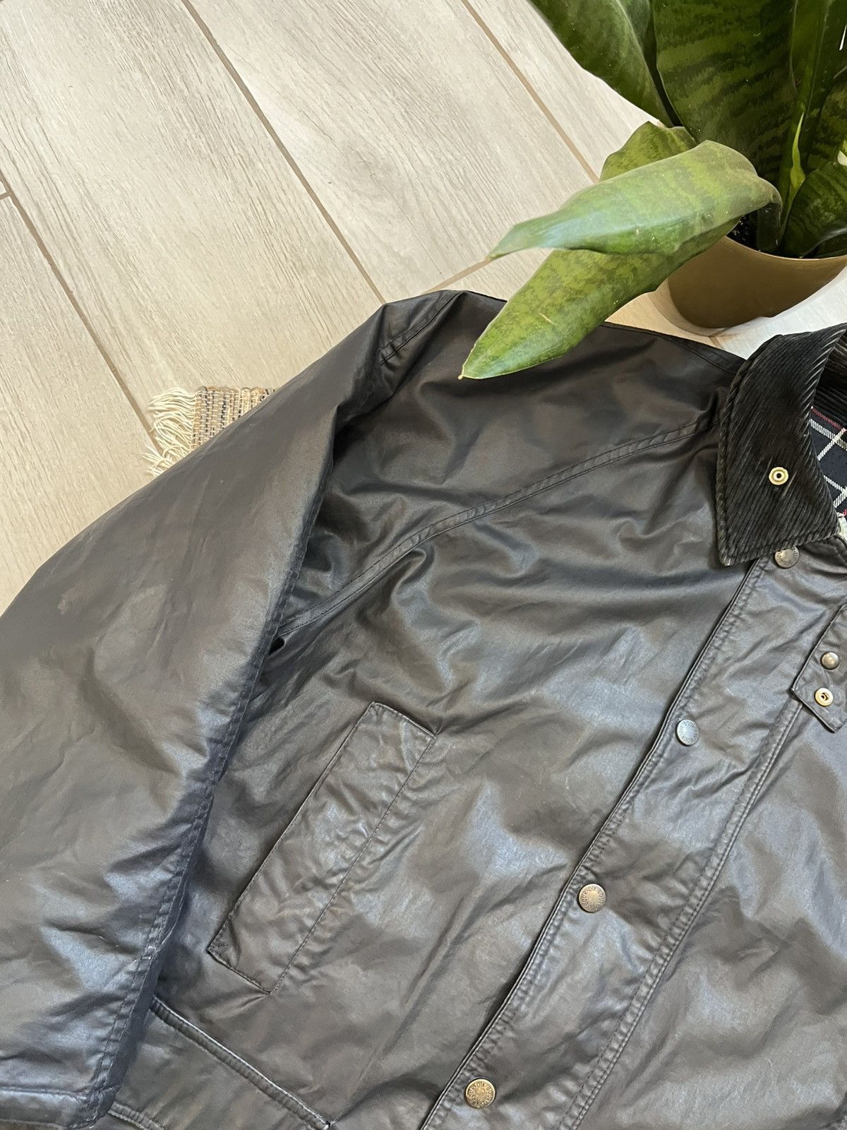 Barbour Vintage Barbour Waxed style Raincoat Jacket casuals luxury Size US XL / EU 56 / 4 - 10 Thumbnail