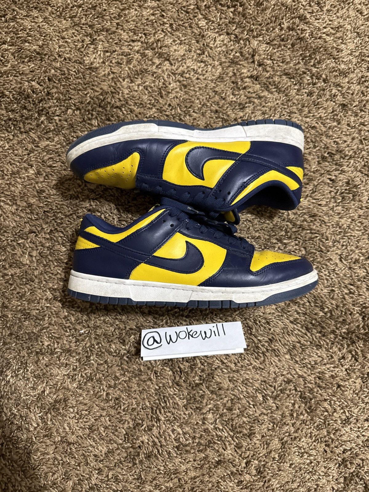 Nike × Vintage Nike Dunk Michigan - Size 10 (GREAT CONDITION) Size US 10 / EU 43 - 1 Thumbnail