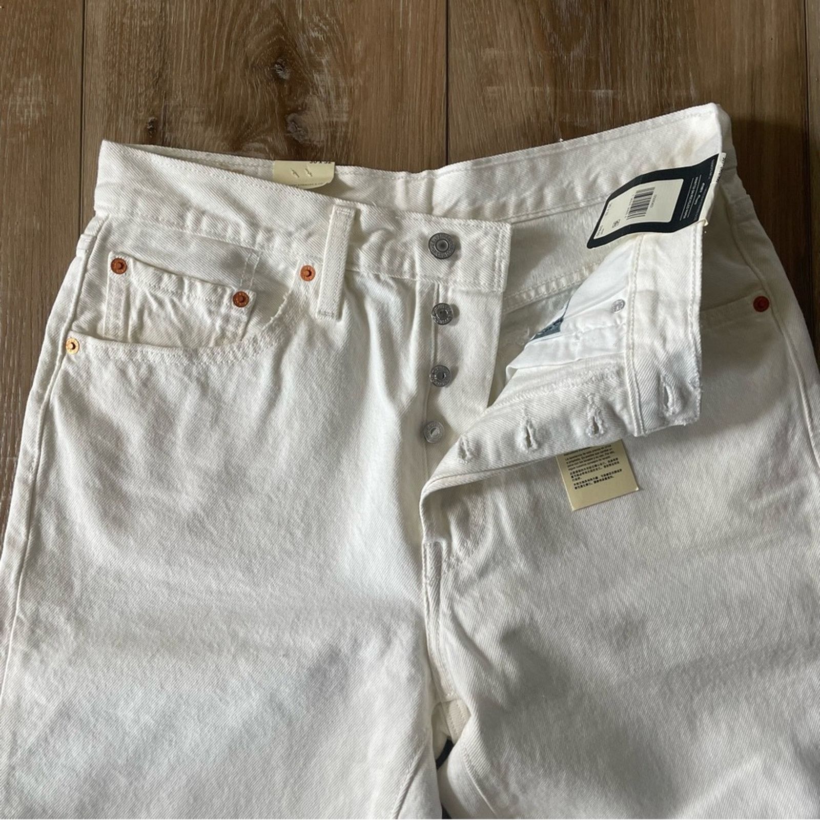 Levi's 501® ORIGINAL FIT WOMEN'S JEANS 30x32 Size 30" / US 8 / IT 44 - 3 Thumbnail