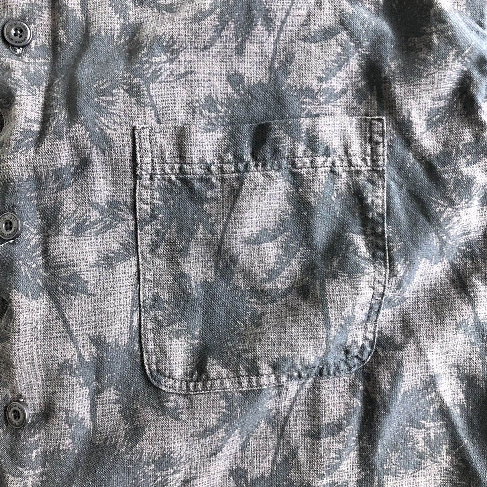 Nat Nast Nat Nast Luxury Silk Blend Short Sleeve Button Shirt XL Palm Trees Size US XL / EU 56 / 4 - 3 Thumbnail