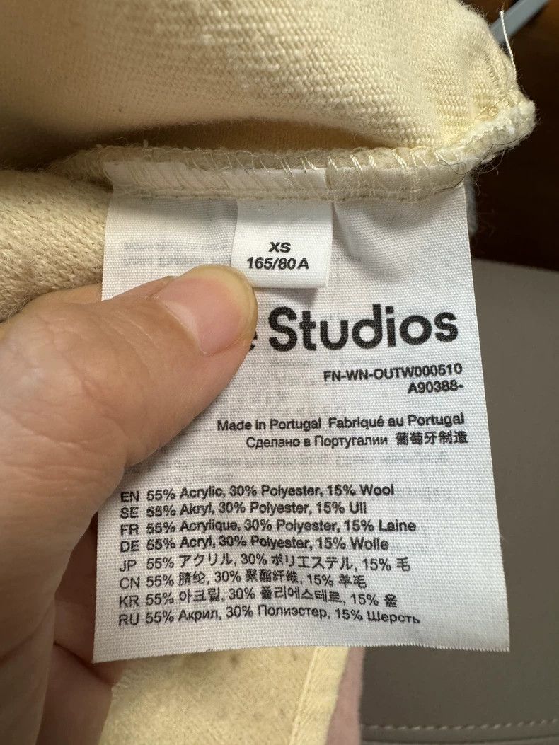 Acne Studios acne studios A white lambskin coat 2506-Nextarrow Size XS / US 0-2 / IT 36-38 - 6 Thumbnail