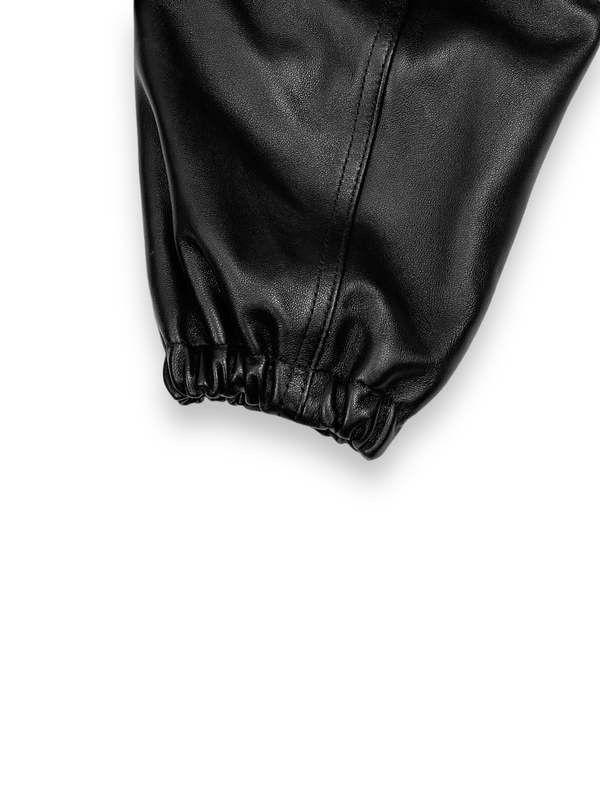 John Elliott John Elliott Leather Jumper Jacket – Black (Size Medium) Size US M / EU 48-50 / 2 - 9 Thumbnail