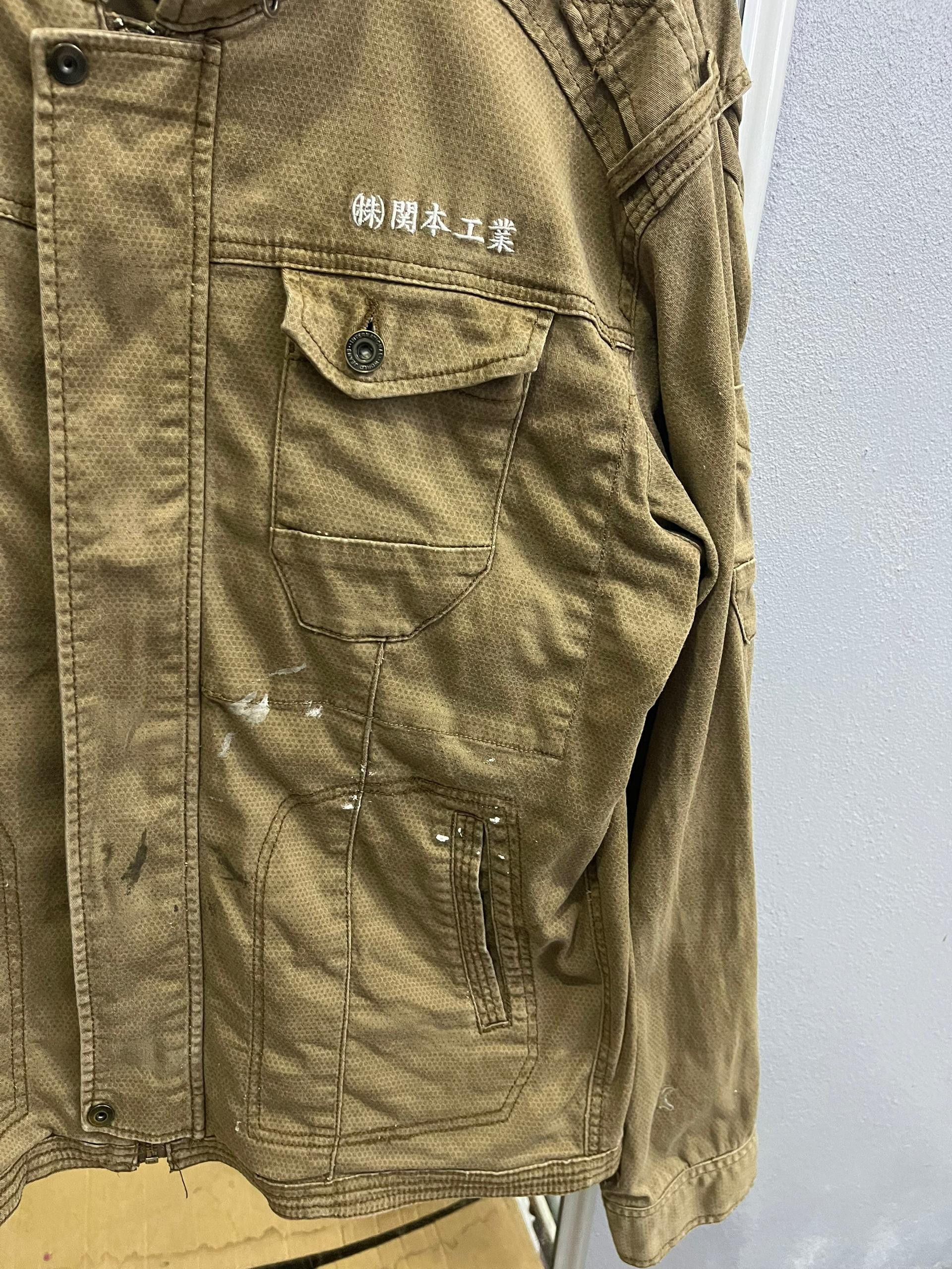Japanese Brand I’Z Frontier Japanese Workwear Jacket w/ Hidden Hood Size US L / EU 52-54 / 3 - 5 Thumbnail