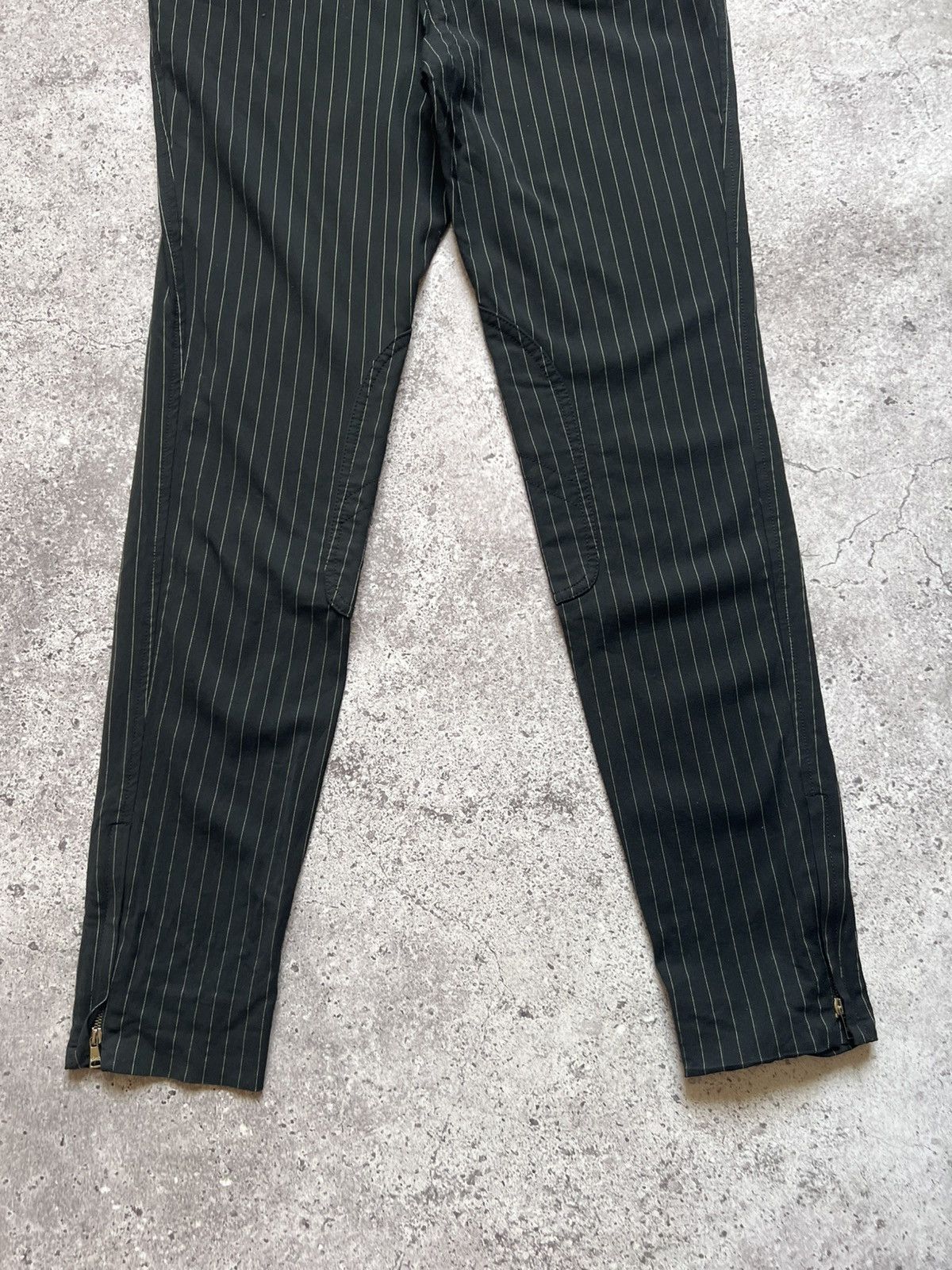 Dolce & Gabbana Dolce & Gabbana Wool Trousers Pants Striped Size 28" / US 6 / IT 42 - 14 Thumbnail