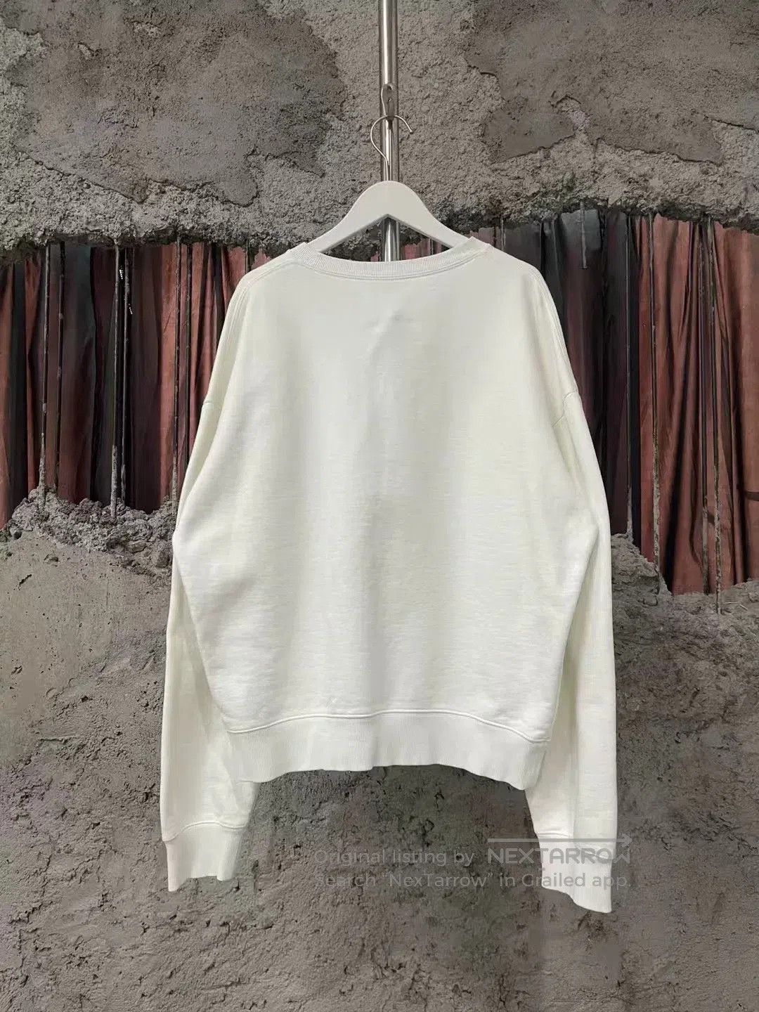 Dior Dior White Embroidered CD Logo Sweatshirt. Size US M / EU 48-50 / 2 - 2 Thumbnail
