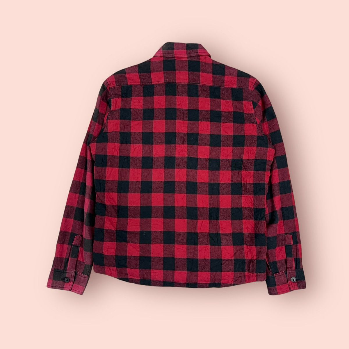 Flannel × Jun Takahashi × Uniqlo VINTAGE UNIQLO DOUBLE CHEST POCKET FLEECE LINING FLANNEL Size US L / EU 52-54 / 3 - 3 Thumbnail