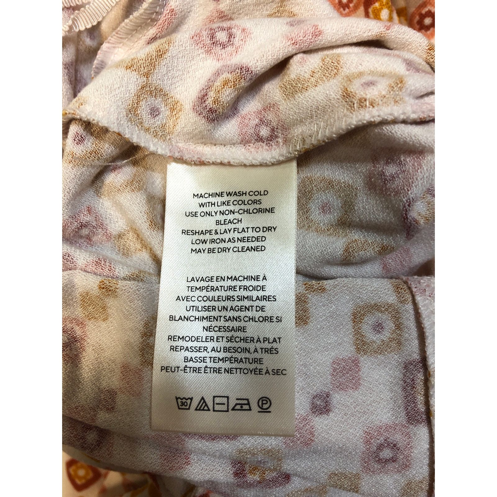 Free People Women’s Free People cream with pattern romper Size ONE SIZE - 5 Thumbnail