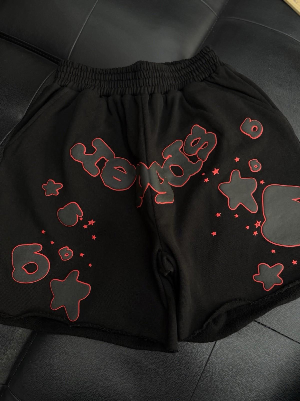 Sp5der Sp5der OG Web V2 Phantom Sweatshort “Black Red” (Small) NEW Size US 30 / EU 46 - 1 Thumbnail