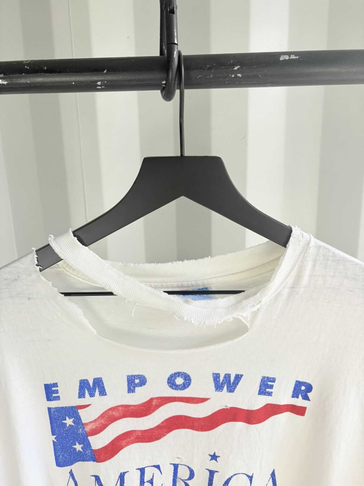 Vintage Empower America Thrashed Distressed Faded ERD GRUNGE WCC NBA Size US XL / EU 56 / 4 - 3 Thumbnail