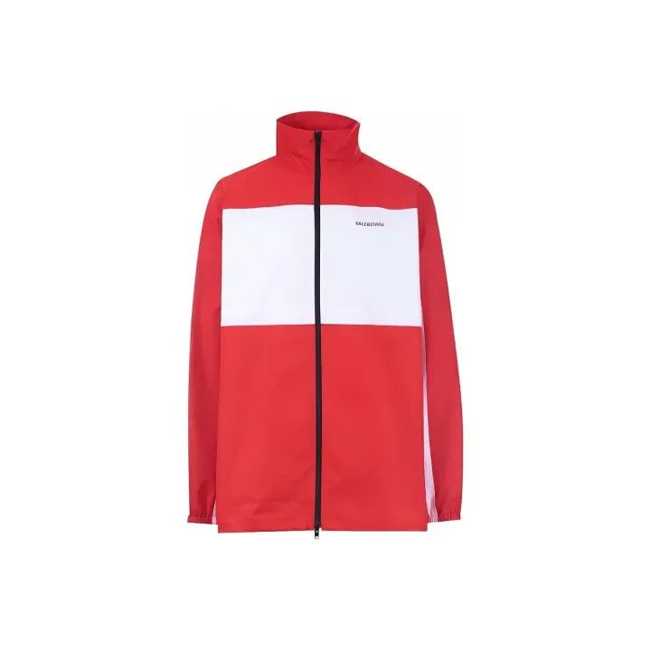 Balenciaga Balenciaga Colorblock Logo Zip Jacket Men 0079 Size US M / EU 48-50 / 2 - 1 Thumbnail