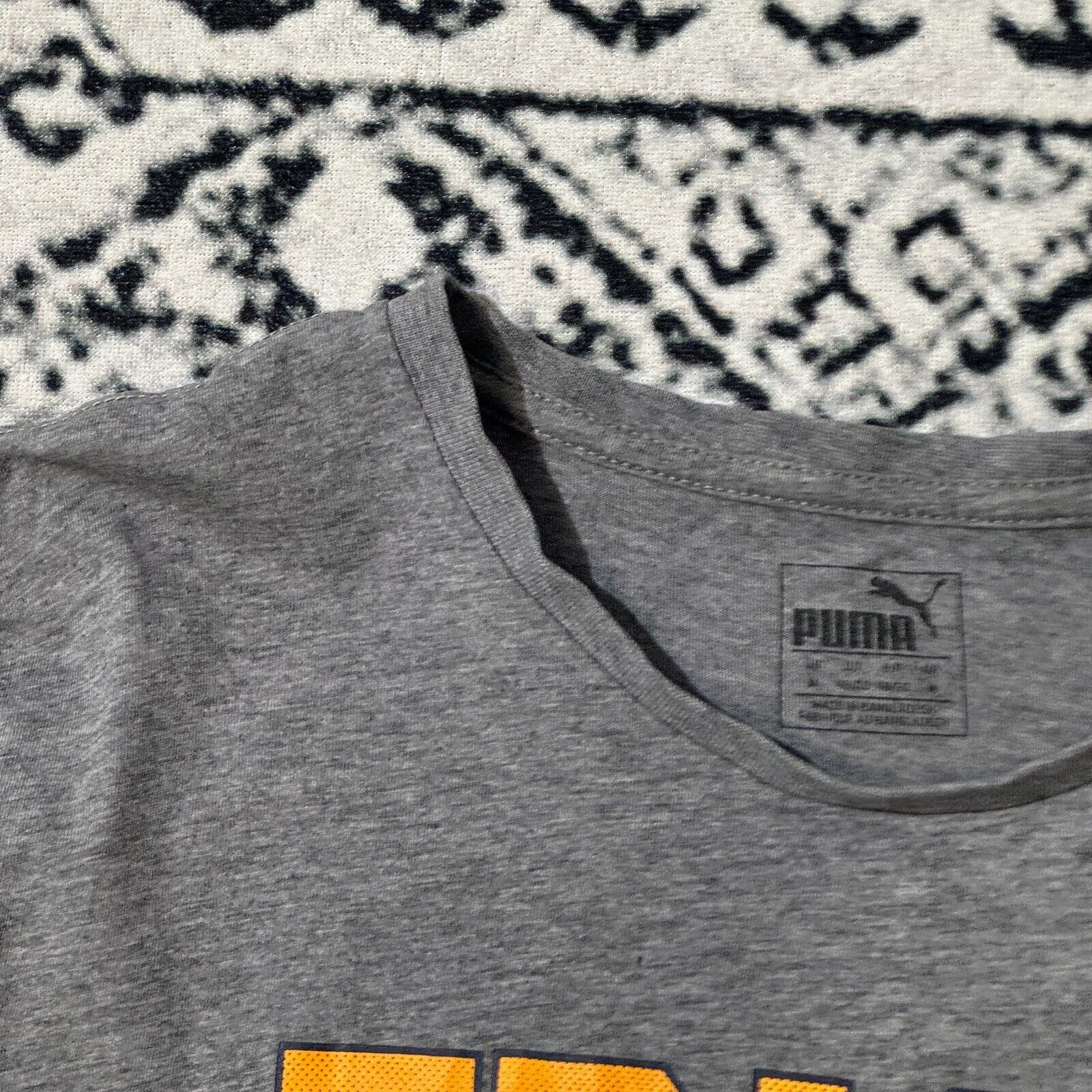 Puma × Vintage Vintage Puma Gray Cotton T-Shirt Size M Track And Field Y2K Size US M / EU 48-50 / 2 - 6 Thumbnail