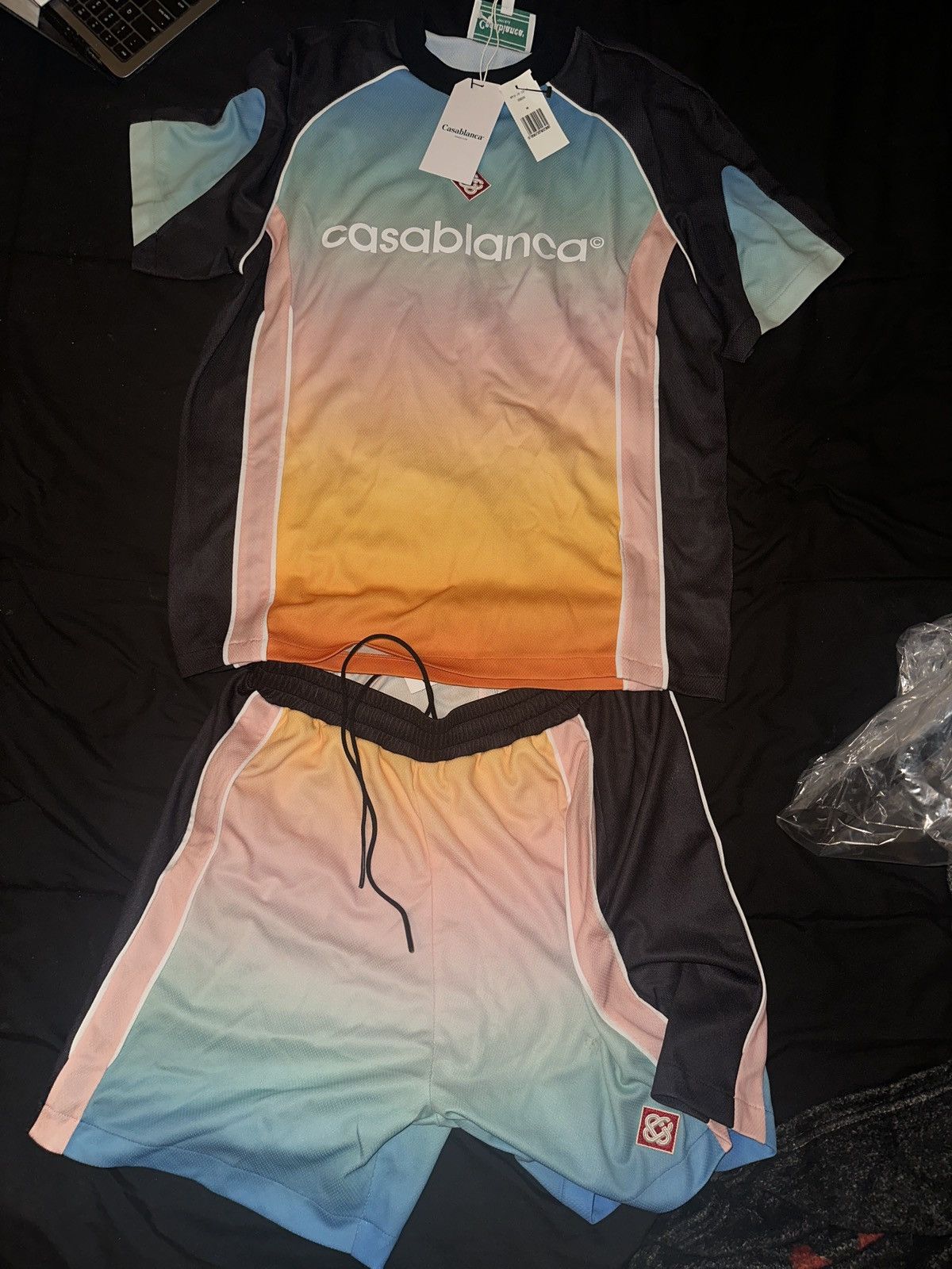 Casablanca Multicolor Pastel Gradient Football Shirt Size US M / EU 48-50 / 2 - 6 Thumbnail