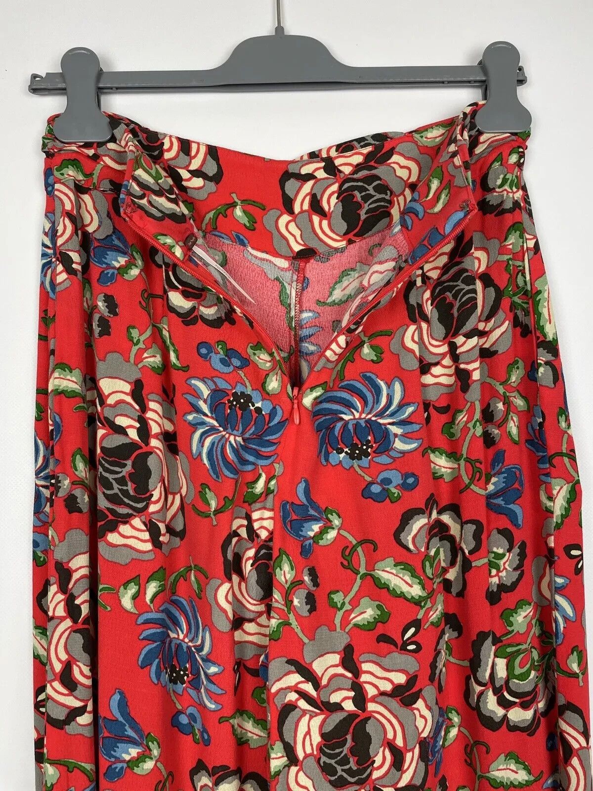 Free People Free People Pants Wide Leg Flare Viscose Summer Floral Size 27" / US 4 / IT 40 - 7 Thumbnail