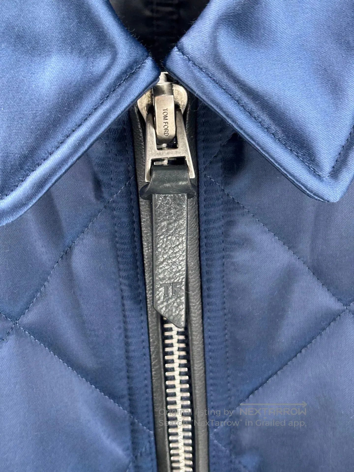Tom Ford tom ford men's blue quilted jacket. Size US L / EU 52-54 / 3 - 3 Thumbnail
