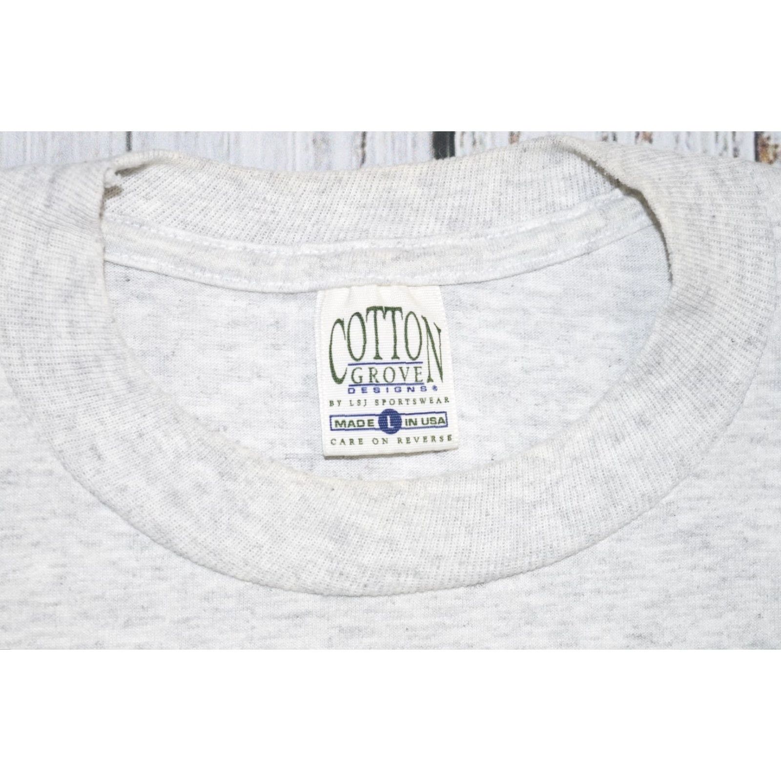 Vintage VINTAGE COTTON GROVE 90s Grunge American Wildlife Whitetail Deer Graphic T-Shirt Men L Heather Gray Size US L / EU 52-54 / 3 - 5 Thumbnail