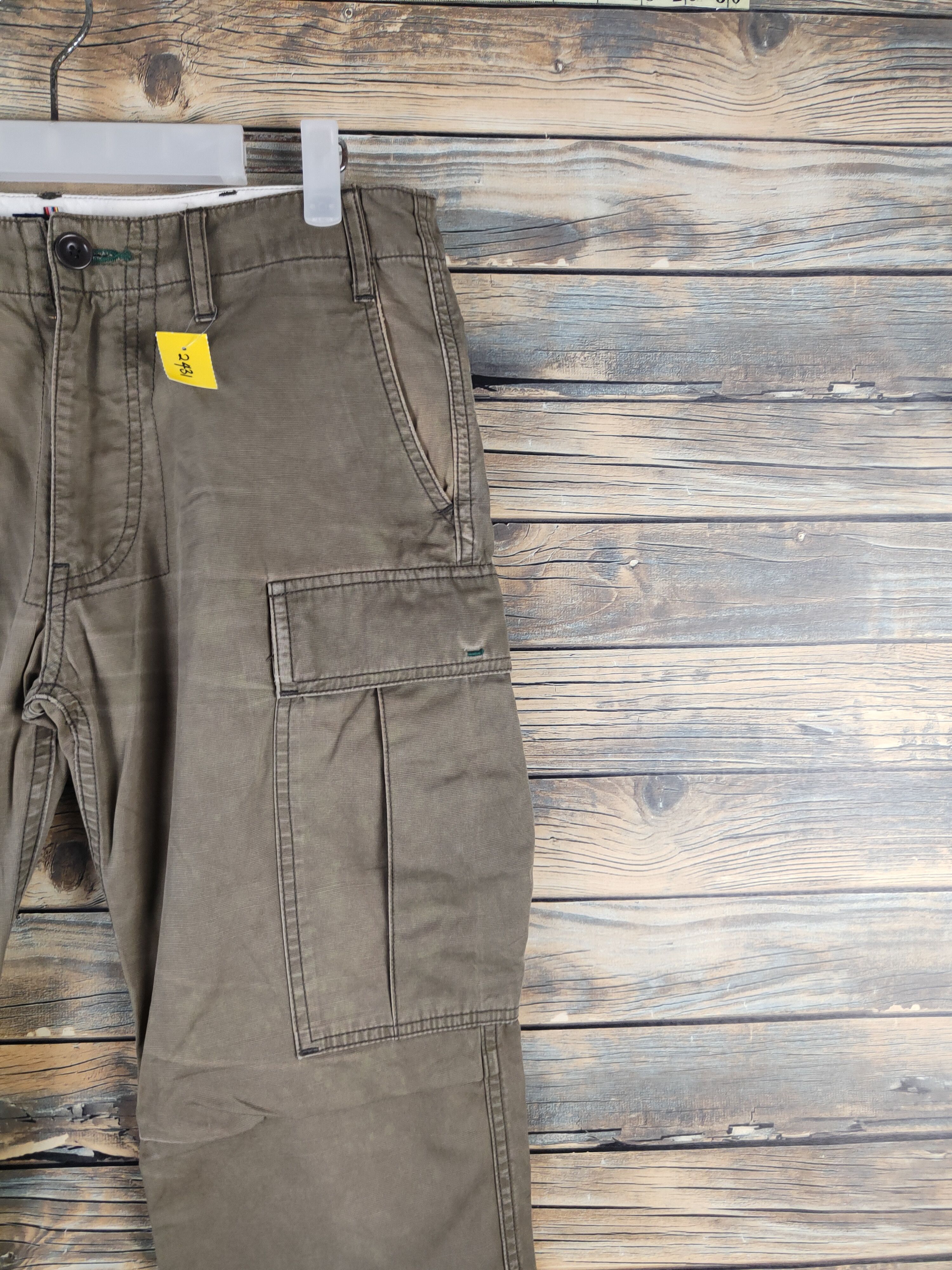Paul Smith DL Paul Smith Beige Multipocket Cargo Pants #2431 Size US 31 - 5 Thumbnail