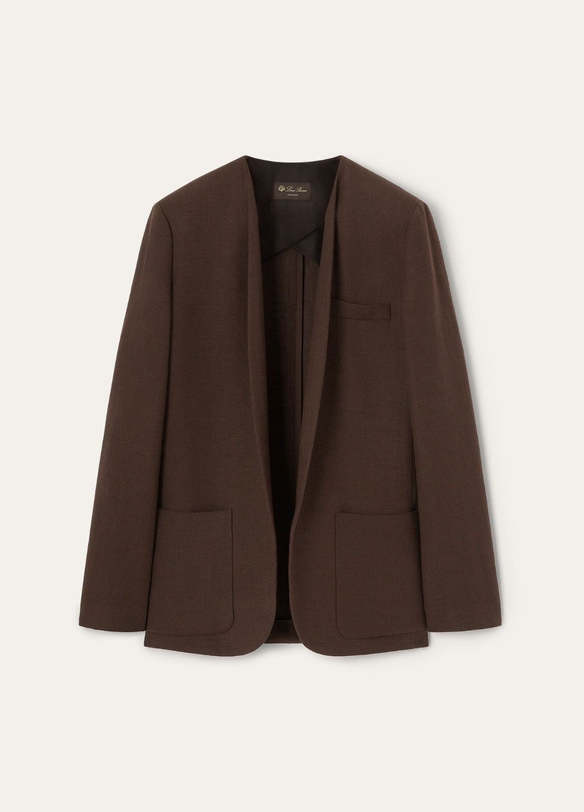 Loro Piana o1srvl11e0526 FAP0079 Hanna Jacket in Brown Size S / US 4 / IT 40 - 1 Thumbnail