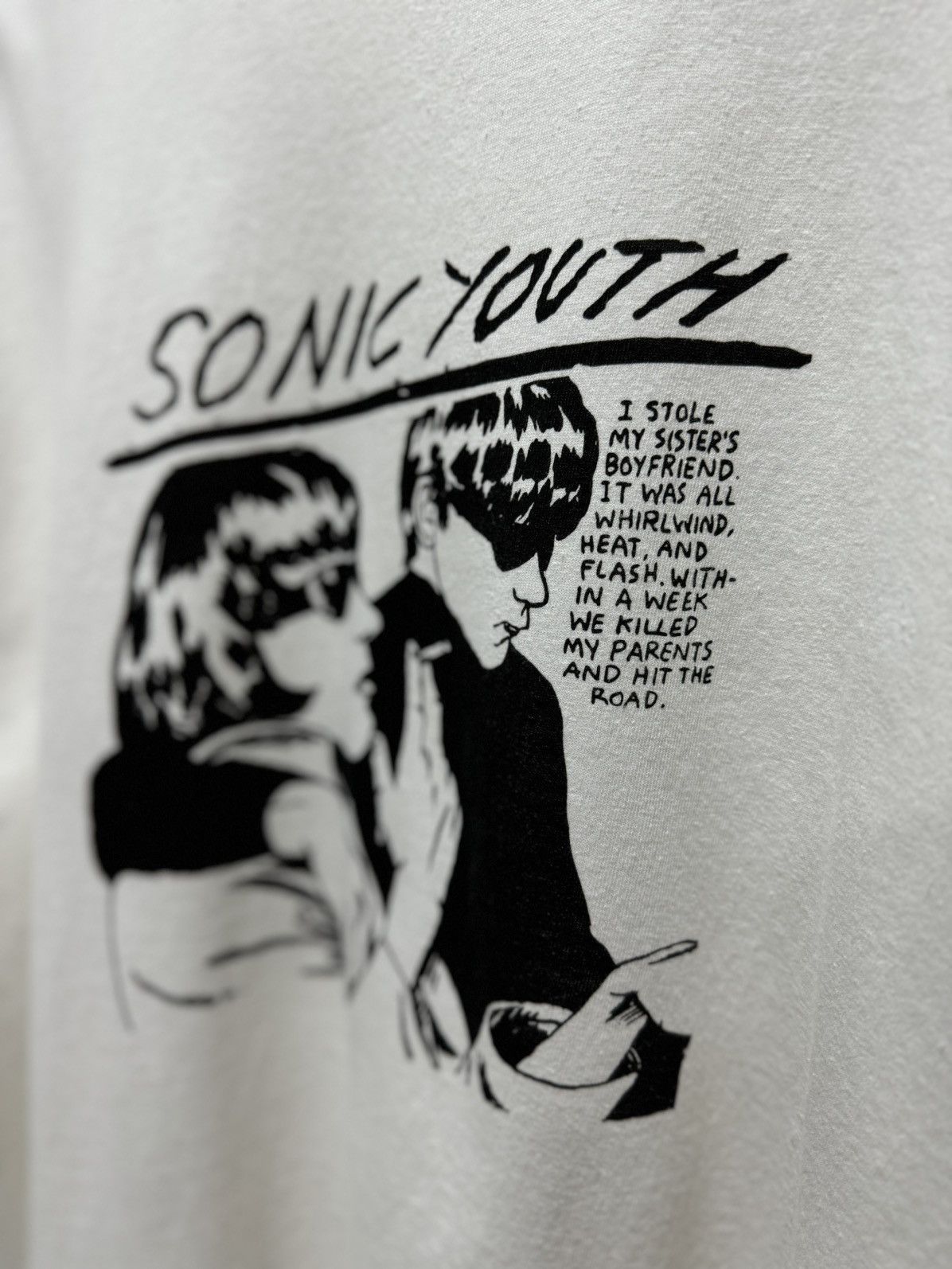 Band Tees Y2K SONIC YOUTH LONG SLEEVE BAND TEES Size US L / EU 52-54 / 3 - 4 Thumbnail