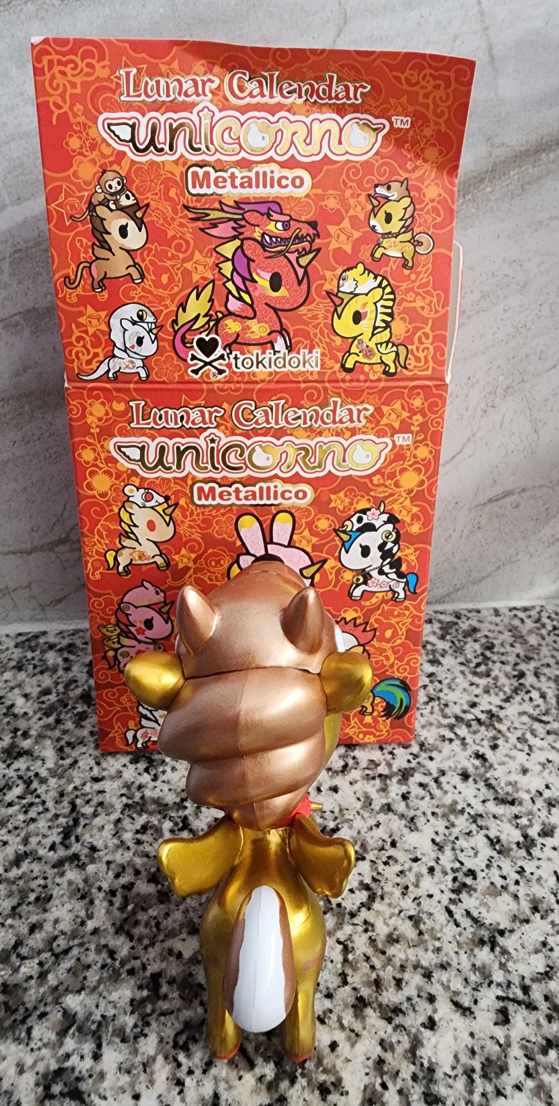 tokidoki Open Box Lunar Unicorno Metallico Year of the Dog 🐕 Size ONE SIZE - 4 Thumbnail