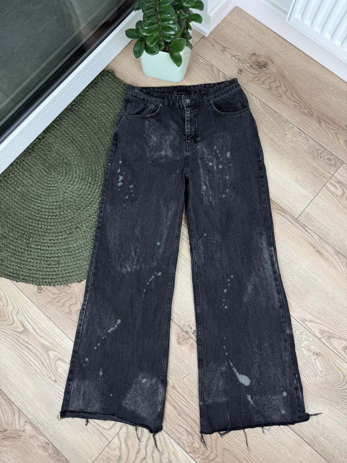Vintage Vintage Ragged Jeans Avantgarde bootcut Denim Pants Rare Y2K Size US 30 / EU 46 - 4 Thumbnail