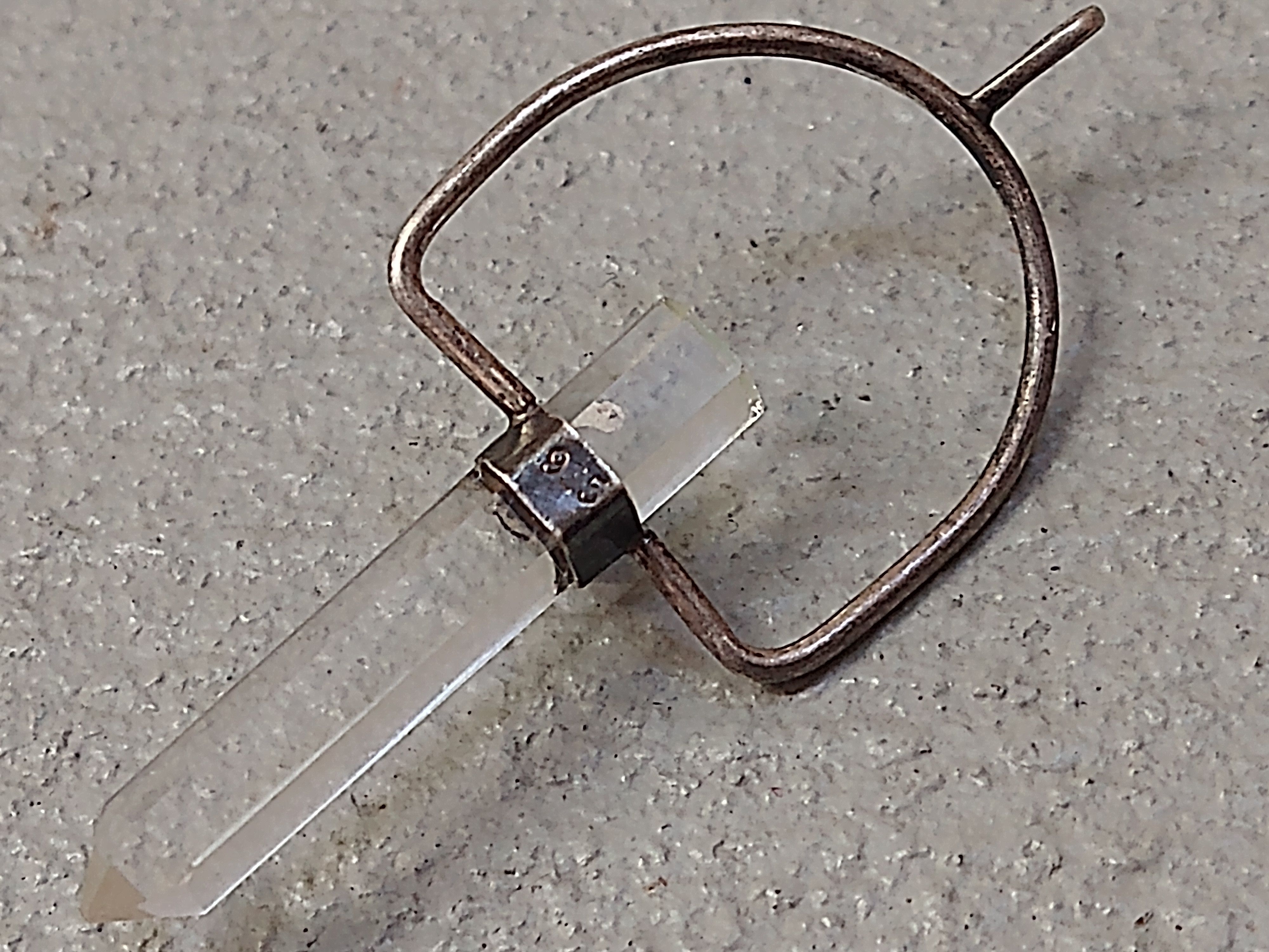 Jewelry Vintage Sterling Silver Pendant Quartz Amethyst Modern Size ONE SIZE - 8 Thumbnail
