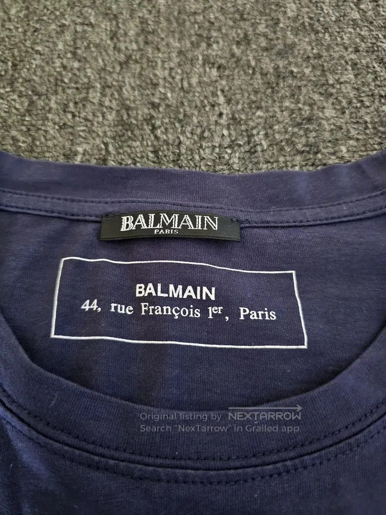 Balmain Balmain Paris Logo Short Sleeve T. Size US M / EU 48-50 / 2 - 3 Thumbnail