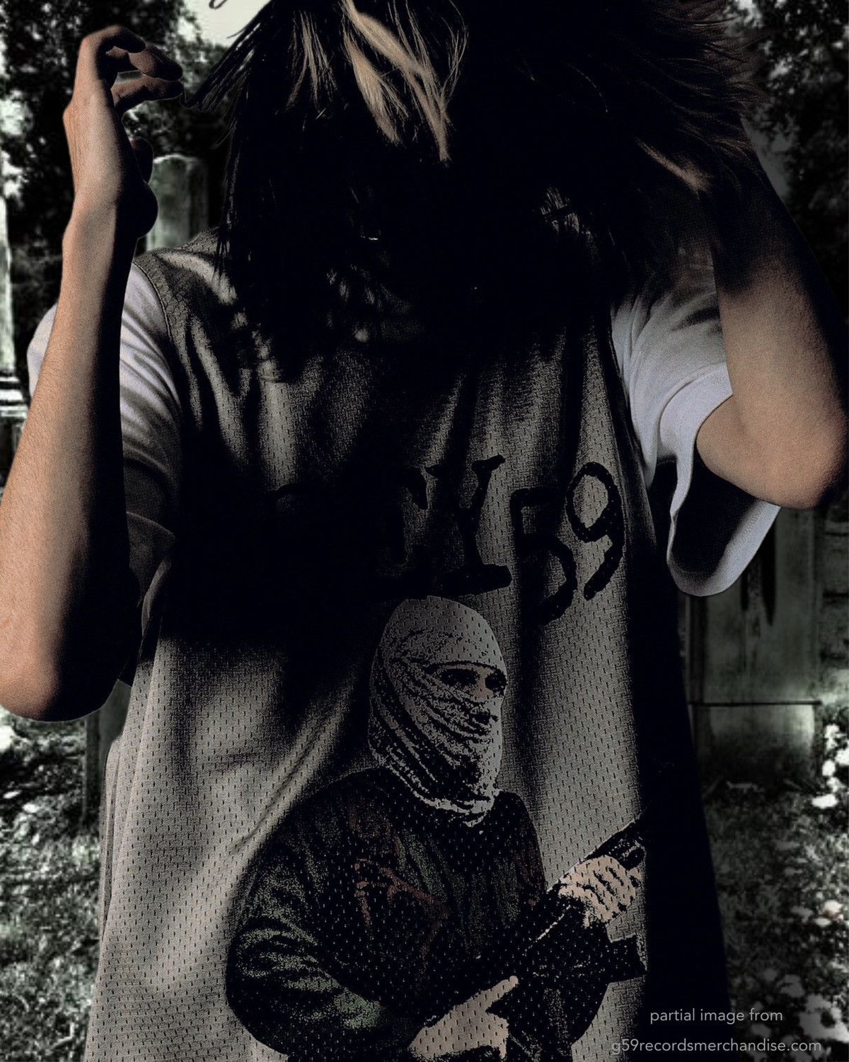 G59 Records $uicideboy$ G59 INFIDEL REVERSIBLE WARM UP JERSEY + cutter Size US S / EU 44-46 / 1 - 9 Thumbnail