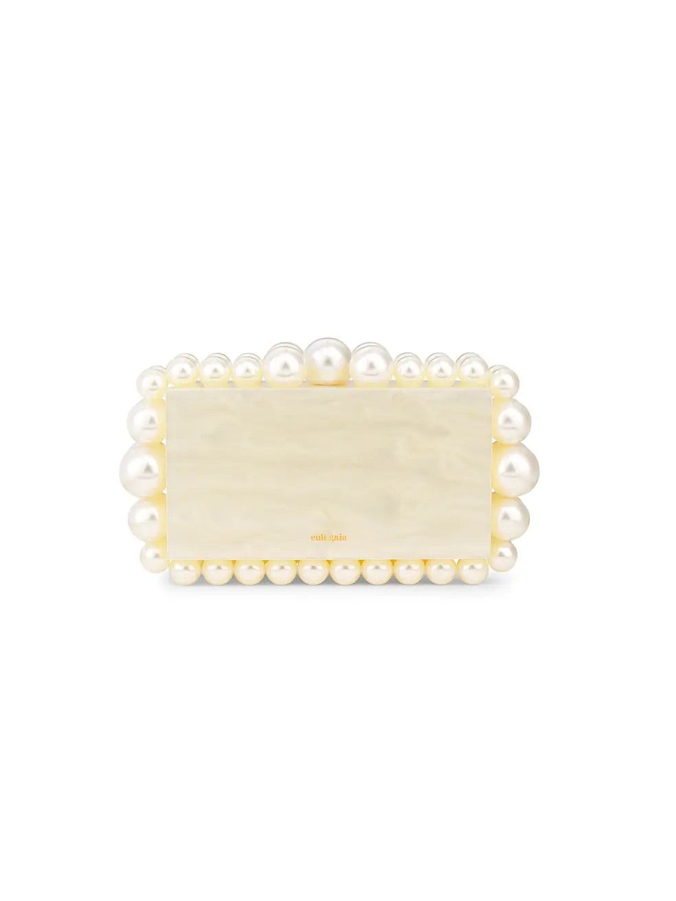 Cult Gaia os11x0326 Size: OS / Eos Bauble Acrylic Box Clutch in Ivory Size ONE SIZE - 1 Thumbnail