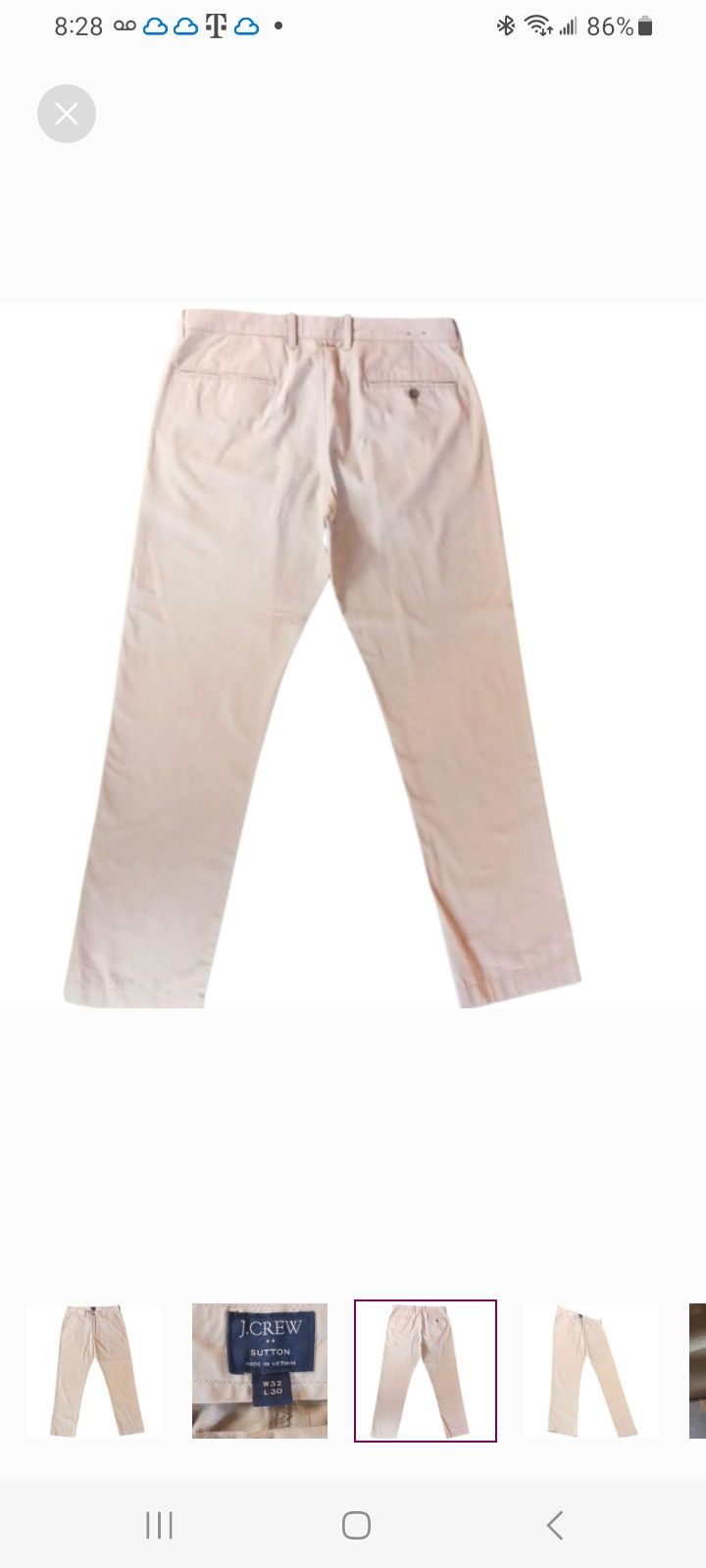 J.Crew J.CREW SUTTON Brown Pants Size US 32 / EU 48 - 3 Thumbnail