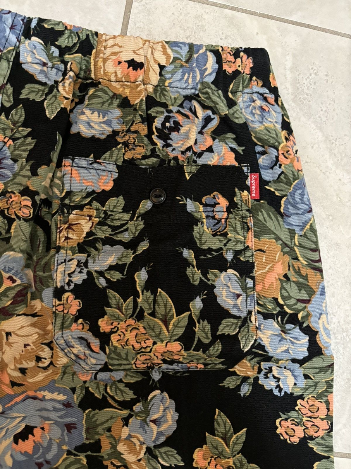 Supreme rare like new FW 2014 Supreme Floral Flower black pants Size US 30 / EU 46 - 14 Thumbnail