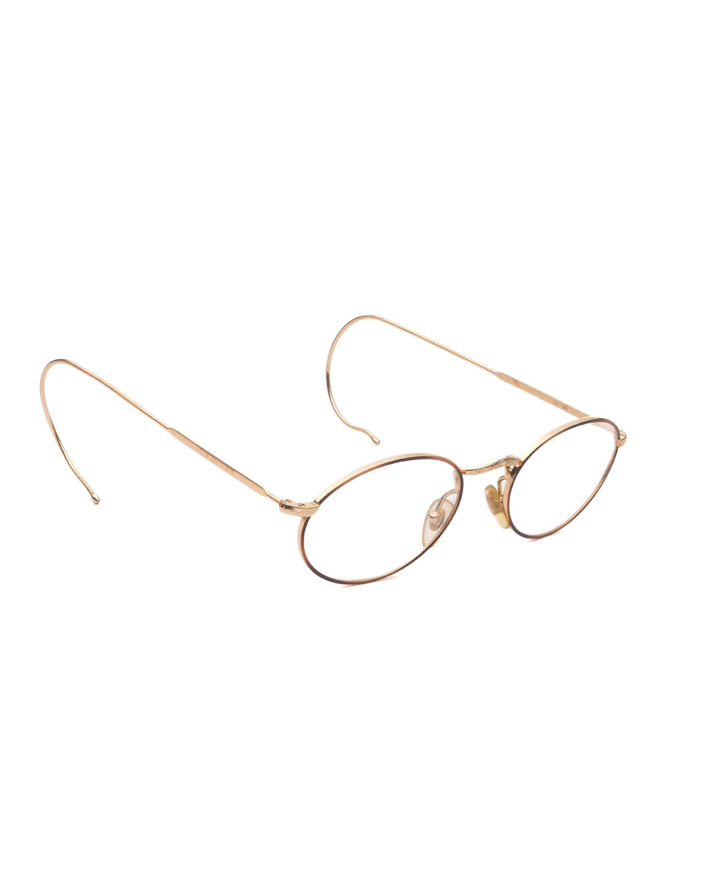 Country '90s Gold Oval Antique Glasses