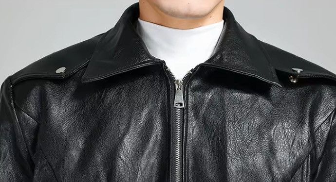 Japanese Brand BlackPU Leather Jacket Opium Size US M / EU 48-50 / 2 - 4 Thumbnail