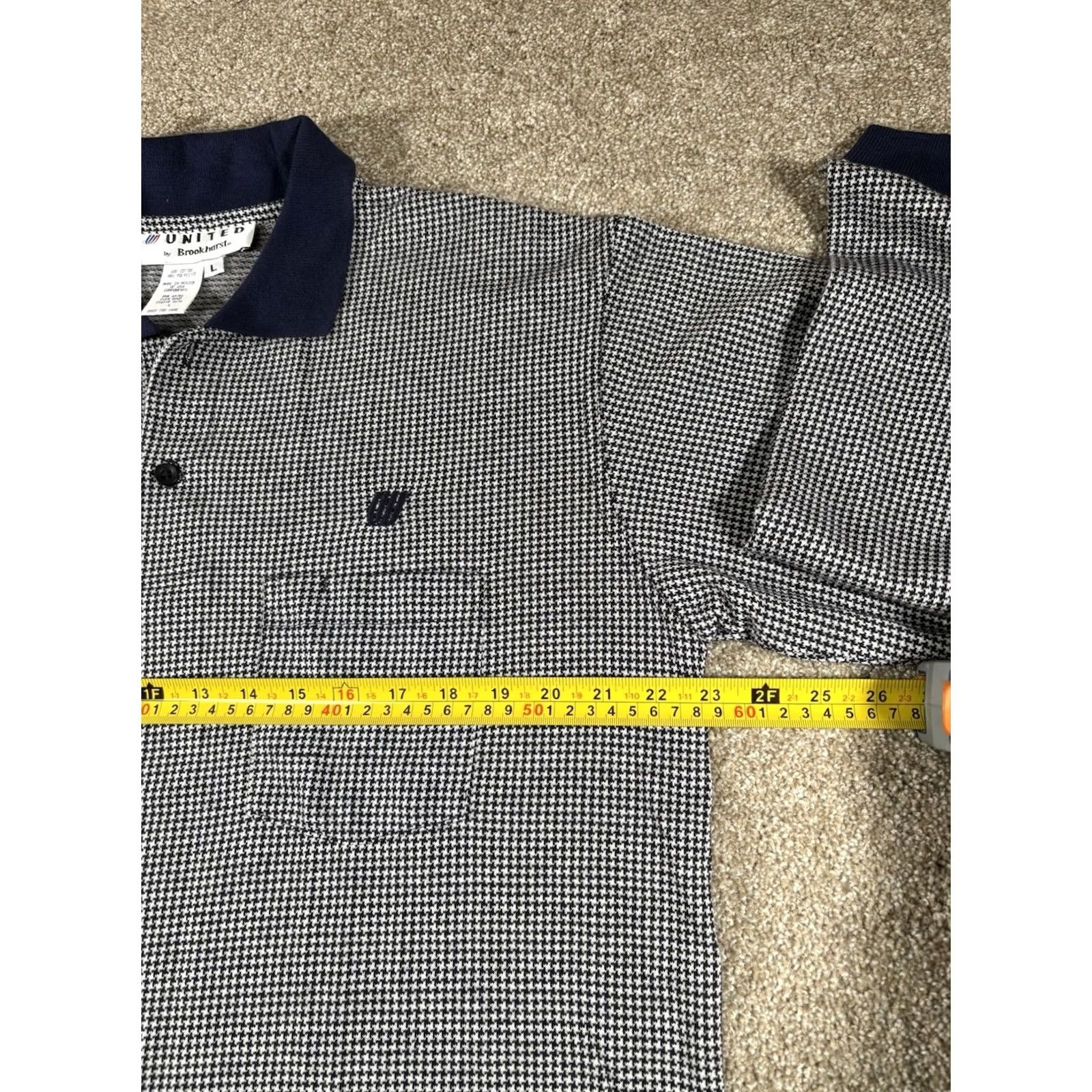 Vintage VINTAGE United by Brookhurst United Airlines Employee Pocket Tee Long Sleeve L Blue Cotton Men's Shirt 80s Retro Size US L / EU 52-54 / 3 - 7 Thumbnail