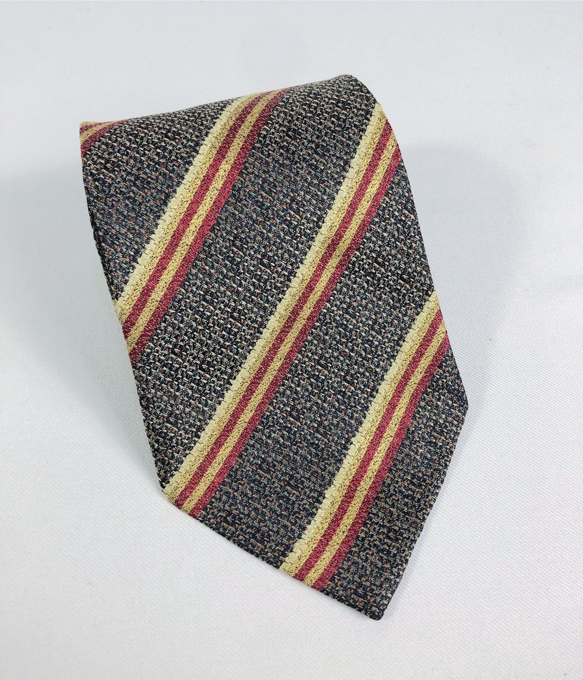 Christian Dior Monsieur Rare Vintage Christian Dior Stripes Silk Tie Size ONE SIZE - 1 Thumbnail