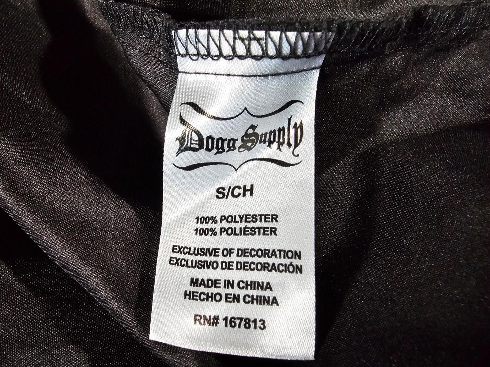 Other Dogg Supply Snoop Dogg Black Robe Mens Small - Rip In Sleeve Size ONE SIZE - 9 Thumbnail