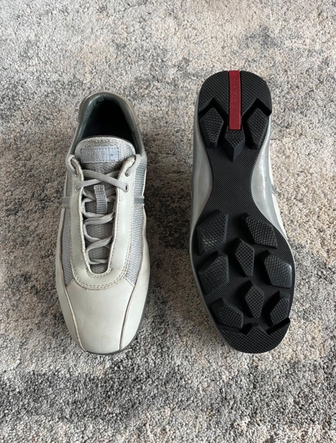 Prada Prada 2000's soccer leather trainers Size US 7 / EU 40 - 3 Thumbnail
