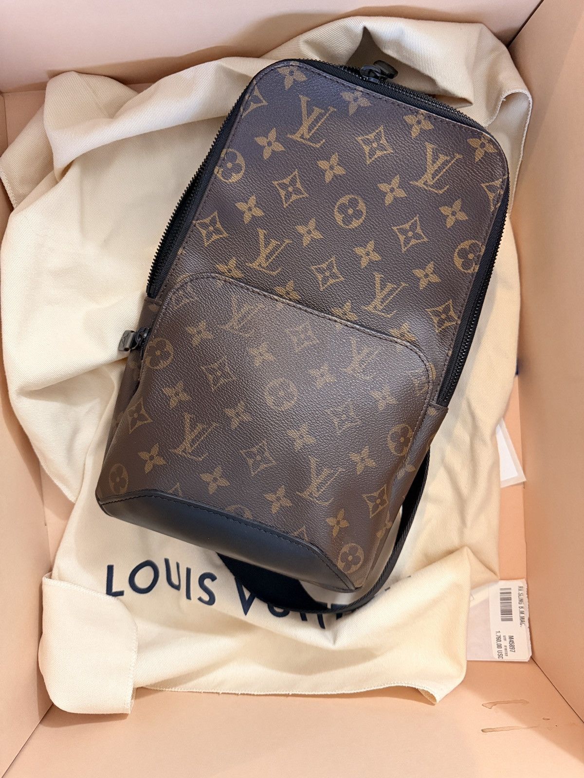 Louis Vuitton Vuitton Monogram Macassar Avenue Sling Bag M45897 Shoulder Size ONE SIZE - 1 Thumbnail