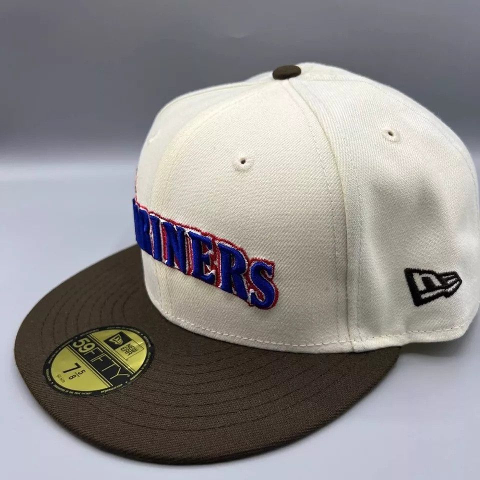 New Era Seattle Mariners Hat Men 7 5/8 All Star Game Snickers Fitted Size ONE SIZE - 3 Thumbnail