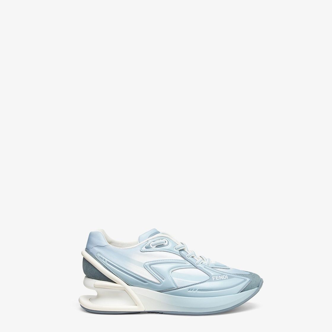 Fendi o1w1db10425 First 1 Low-Top Sneakers in Blue/White Size US 8 / IT 38 - 1 Thumbnail