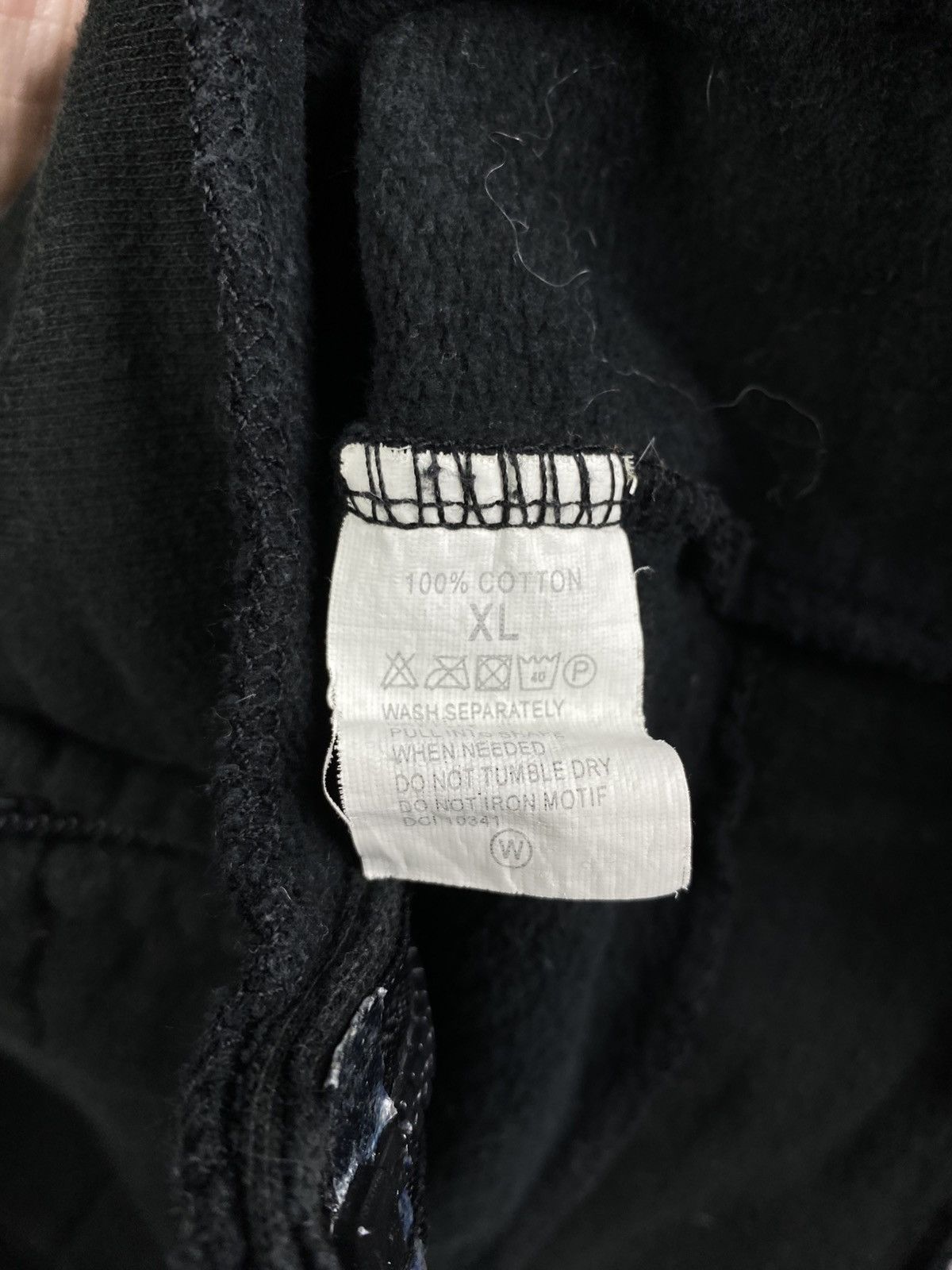 Japanese Brand × Vintage Vintage Y2K Faded Gothic punk Spiral Hoodie Size XL / US 12-14 / IT 48-50 - 7 Thumbnail