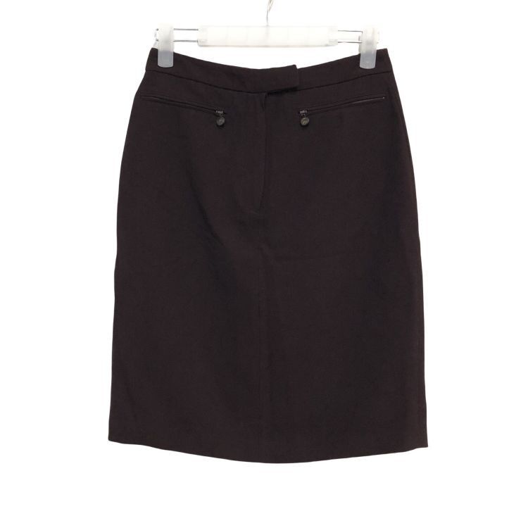 Gucci Gucci Brown Midi Skirt Size 40 Size 27" / US 4 / IT 40 - 1 Thumbnail