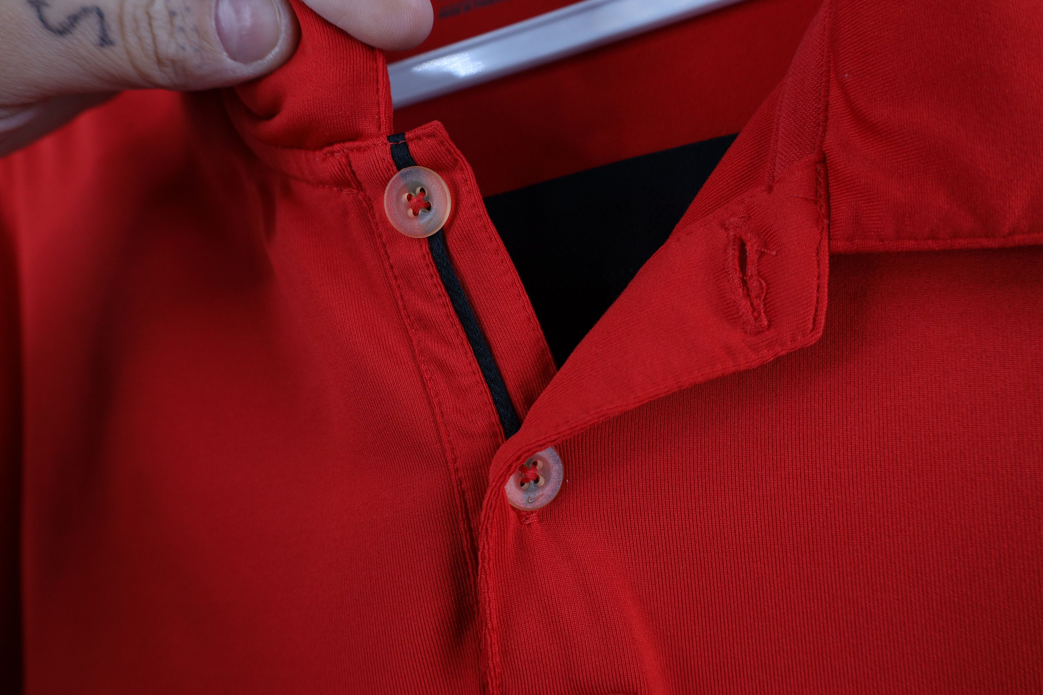 Nike × Vintage Nike Golf Out Ohio State University Collared Polo Shirt Red Size US XL / EU 56 / 4 - 6 Thumbnail