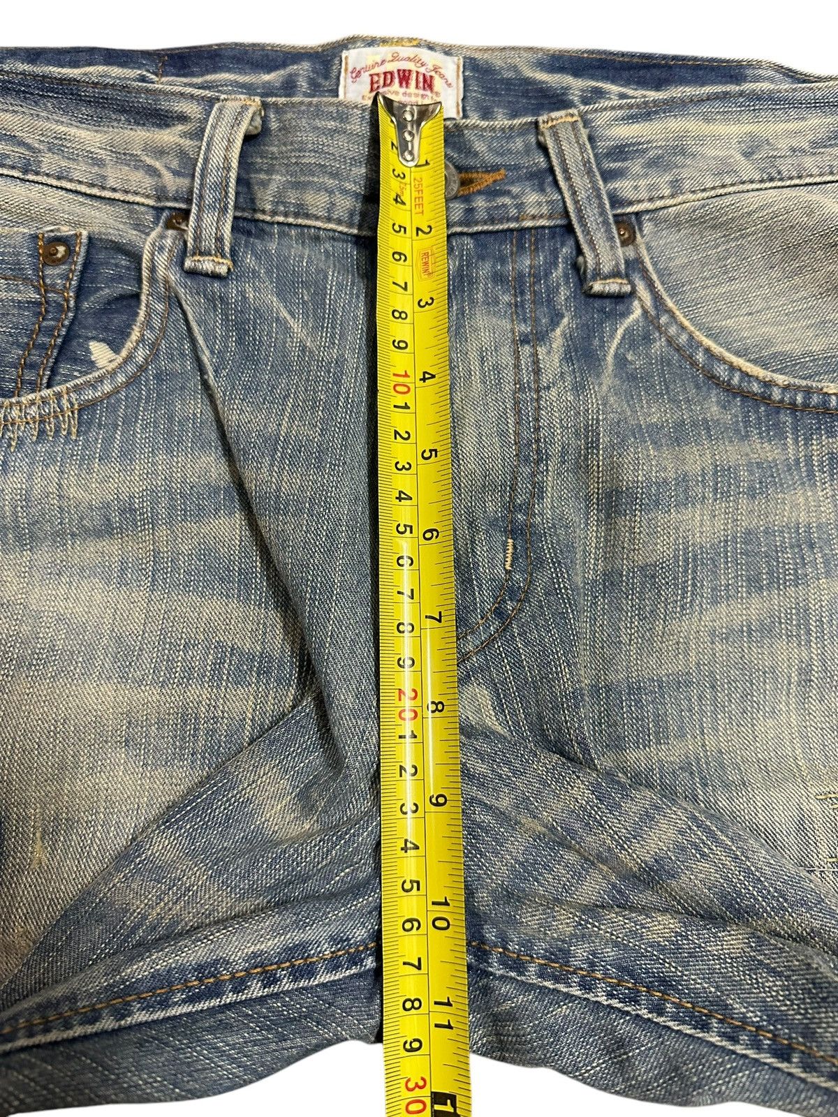 Edwin Edwin XV Exclusive Vintage Faded Wash Distressed Loose Jeans Size US 34 / EU 50 - 16 Thumbnail