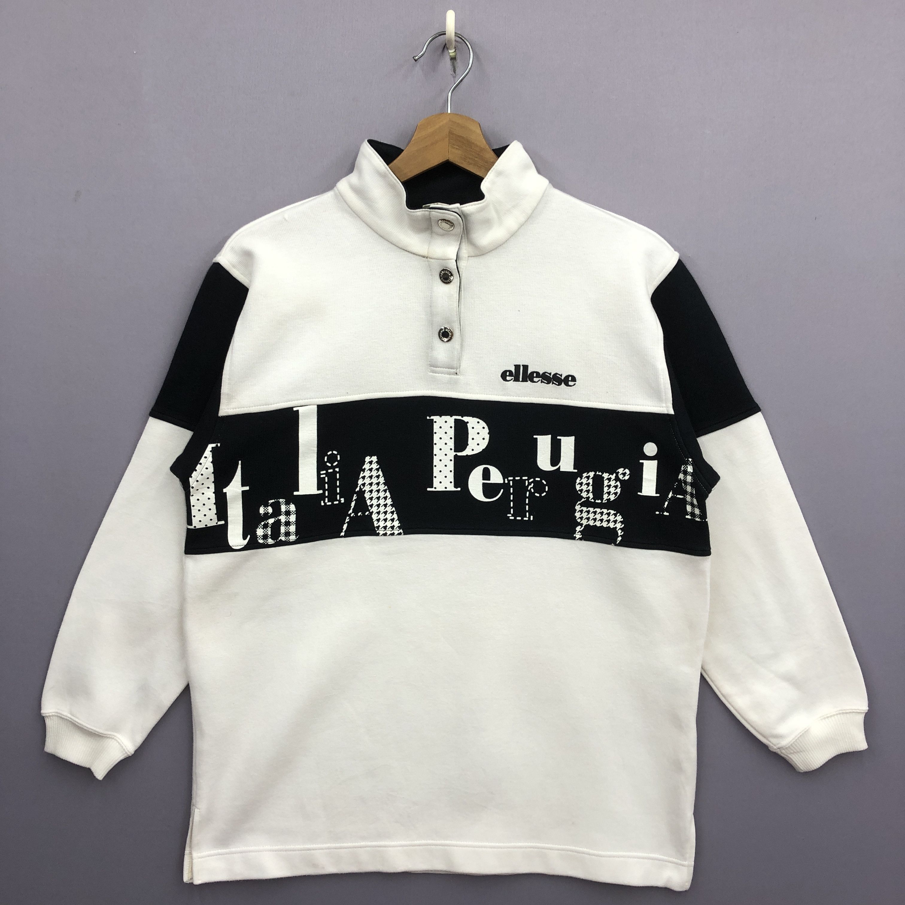 Ellesse × Vintage Vintage Ellesse Pullover Sweater Sweatshirt Jumper Size US M / EU 48-50 / 2 - 1 Thumbnail