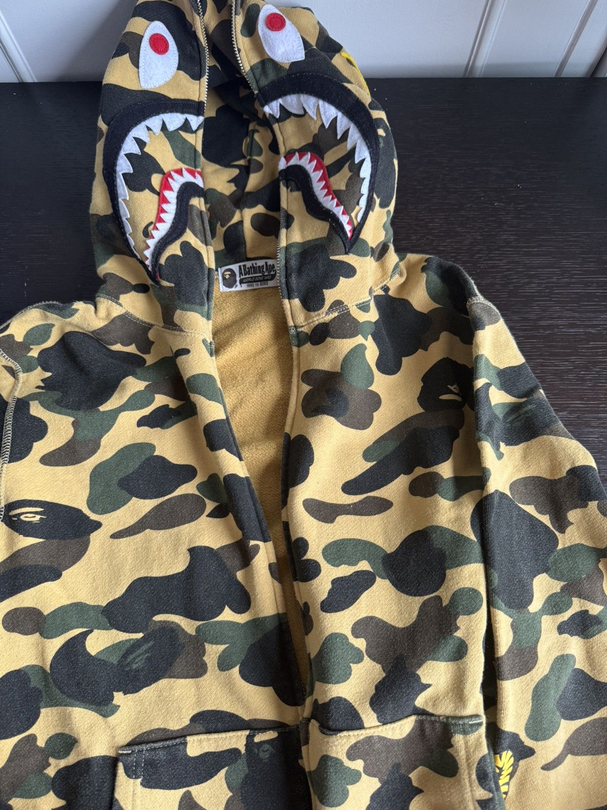 Bape 🦍 BAPE 1st Camo PONR Shark Full Zip Hoodie Size US L / EU 52-54 / 3 - 2 Thumbnail