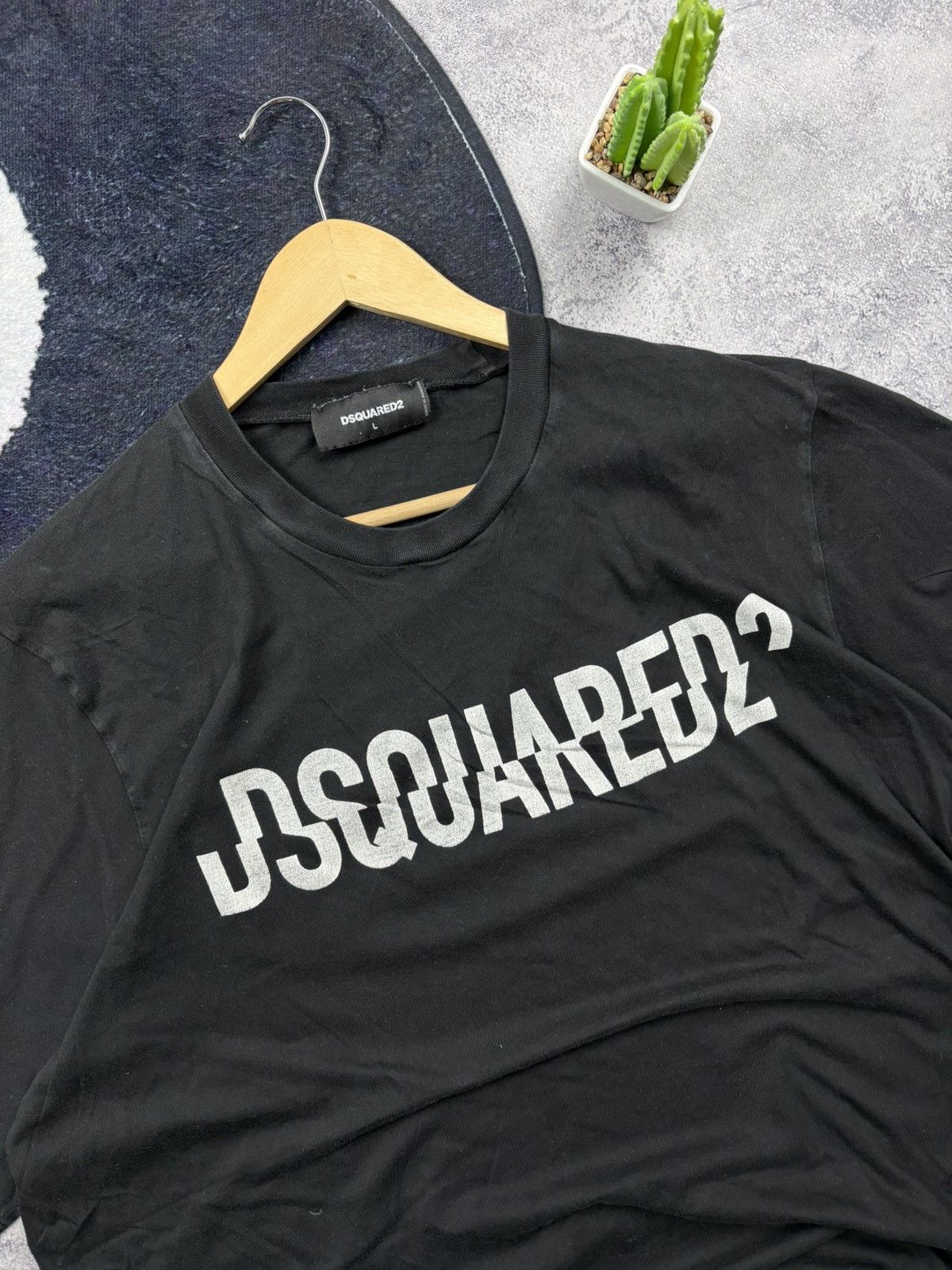 Dsquared2 DSQUARED2 Hype Big Logo Tshirt Streetwear Luxury Rare Logo Size US L / EU 52-54 / 3 - 4 Thumbnail